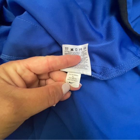 Nike Dry Team Training Jacket Royal Blue/Navy Blue Size XL - Picture 8 of 8